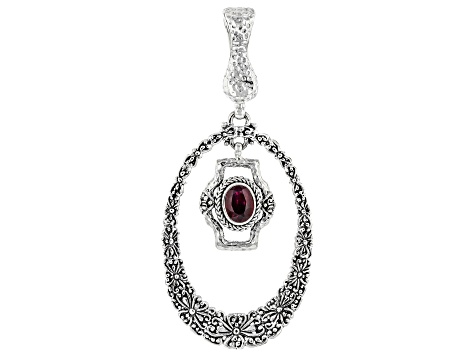 Pre-Owned Mahaleo(R) Ruby Silver Enhancer Pendant 1.53ct