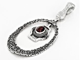 Pre-Owned Mahaleo(R) Ruby Silver Enhancer Pendant 1.53ct
