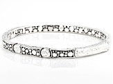 Pre-Owned Silver "Unashamed Dependence" Bangle Bracelet