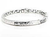 Pre-Owned Silver "Unashamed Dependence" Bangle Bracelet