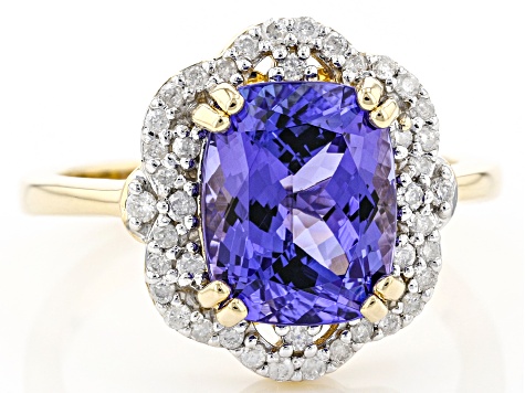 Pre-Owned Blue Tanzanite 14K Yellow Gold Ring 2.97ctw