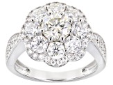 Pre-Owned Moissanite Platineve Ring 2.68tw DEW.
