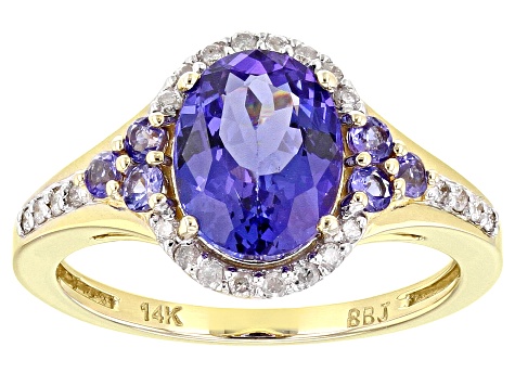 Pre-Owned Blue Tanzanite 14k Yellow Gold Ring 2.02ctw
