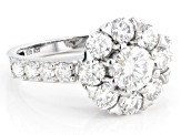 Pre-Owned Moissanite Platineve Ring 2.12ctw DEW.