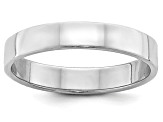 Pre-Owned 14k White Gold 4mm Flat Band Ring