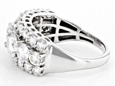 Pre-Owned Moissanite Platineve Ring 3.36ctw DEW.