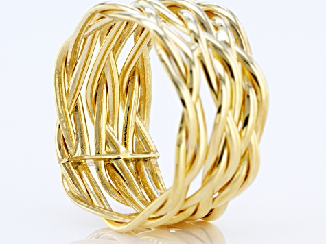 Pre-Owned 10K Yellow Gold Multi-Row Band Ring