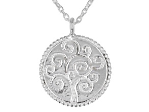 Pre-Owned Sterling Silver Tree of Life Necklace