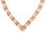 Pre-Owned Multi-Color Cultured Freshwater Pearl Rhodium Over Sterling Silver Double-Row 18 Inch Neck