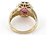 Pre-Owned Red Rubellite 14K Yellow Gold Ring 2.85ctw