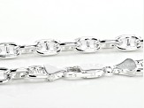 Pre-Owned Sterling Silver 6.5MM Rounded Mariner Chain