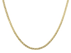 Pre-Owned 14k Yellow Gold Curb Link Chain Necklace 18 inch