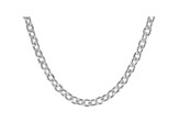 Pre-Owned Sterling Silver 11.5MM Striped Rolo 20 Inch Necklace
