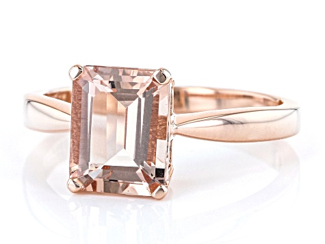 Pre-Owned Pink Morganite 18K Rose Gold Over Sterling Silver Ring 1.92ctw