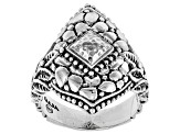 Pre-Owned Silver "Path Of Life" Watermark Ring