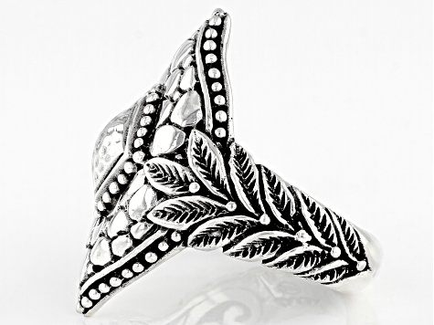 Pre-Owned Silver "Path Of Life" Watermark Ring