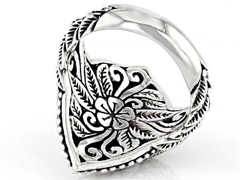 Pre-Owned Silver "Path Of Life" Watermark Ring