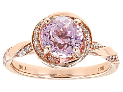 Pre-Owned Pink Kunzite 10K Rose Gold Ring 1.79ctw