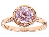 Pre-Owned Pink Kunzite 10K Rose Gold Ring 1.79ctw
