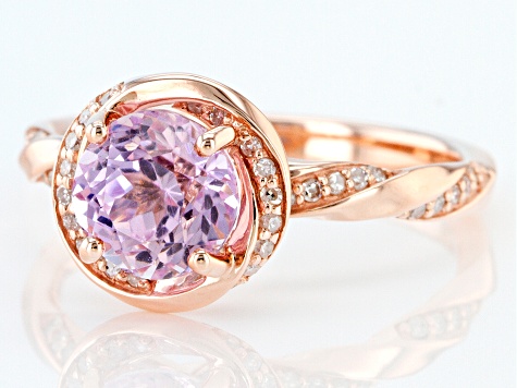 Pre-Owned Pink Kunzite 10K Rose Gold Ring 1.79ctw