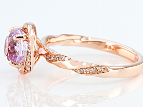Pre-Owned Pink Kunzite 10K Rose Gold Ring 1.79ctw