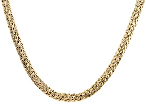 Pre-Owned 10K Yellow Gold High Polished Woven Chain