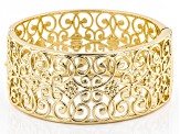 Pre-Owned Filigree Open Design Gold Tone Bracelet