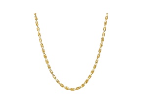 Pre-Owned 10k Yellow Gold 4mm Marquise 20 inch Chain