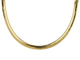 Pre-Owned Moda Al Massimo 18k Yellow Gold Over Bronze Necklace