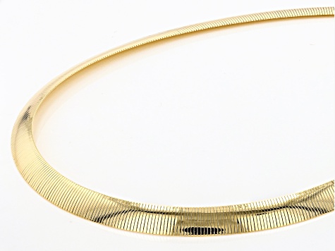 Pre-Owned Moda Al Massimo 18k Yellow Gold Over Bronze Necklace