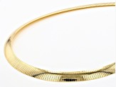 Pre-Owned Moda Al Massimo 18k Yellow Gold Over Bronze Necklace