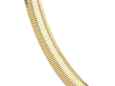 Pre-Owned Moda Al Massimo 18k Yellow Gold Over Bronze Necklace