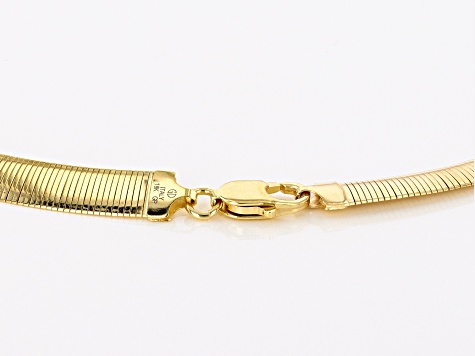 Pre-Owned Moda Al Massimo 18k Yellow Gold Over Bronze Necklace