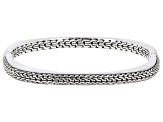 Pre-Owned Silver Chainlink Bangle Bracelet