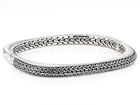 Pre-Owned Silver Chainlink Bangle Bracelet