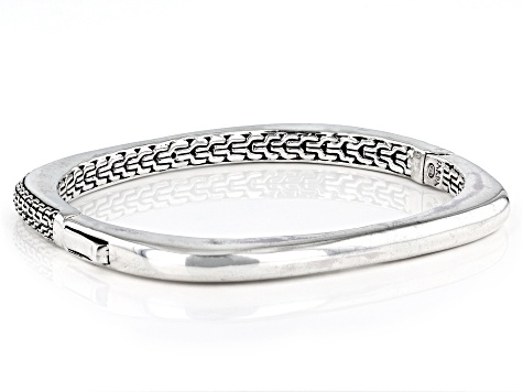 Pre-Owned Silver Chainlink Bangle Bracelet