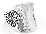 Pre-Owned Sterling Silver Hammered Ring