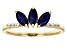 Pre-Owned Blue Sapphire 10k Yellow Gold Ring .86ctw