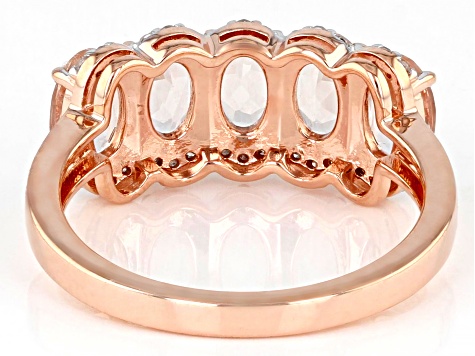 Pre-Owned Peach Cor-de-Rosa Morganite 10k Rose Gold Ring 1.65ctw