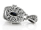 Pre-Owned Blue-Gray Sapphire Silver Pendant 6.49ct