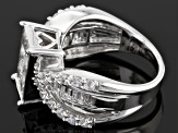Pre-Owned Cubic Zirconia Silver Ring 4.40ctw (2.94ctw DEW)