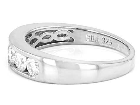 Pre-Owned Moissanite Platineve Ring .80ctw DEW.