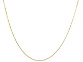 Pre-Owned 14K Yellow Gold 0.4MM Diamond-Cut Box Chain