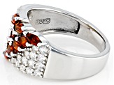 Pre-Owned Orange Madeira Citrine Rhodium Over Sterling Silver Ring 1.64ctw