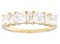 Pre-Owned White Cubic Zirconia 14k Yellow Gold Ring 2.99ctw