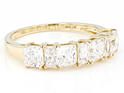 Pre-Owned White Cubic Zirconia 14k Yellow Gold Ring 2.99ctw