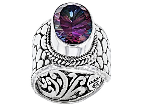 Pre-Owned Fairly Impetuous™ Quartz Silver Ring 4.80ct