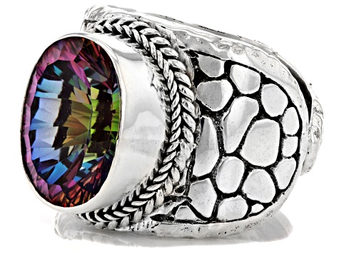 Pre-Owned Fairly Impetuous™ Quartz Silver Ring 4.80ct