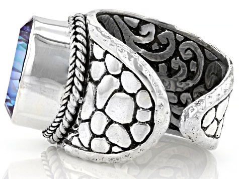 Pre-Owned Fairly Impetuous™ Quartz Silver Ring 4.80ct