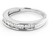 Pre-Owned Moissanite Platineve Band Ring .45ctw DEW